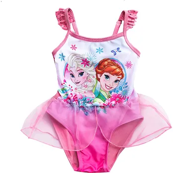 Dívčí plavky Disney Dětské dívčí plavky Frozen TUTU suknička vel. 92 Velikost: 92