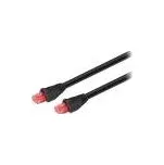 GOOBAY Patch cord RJ45 vidlice,z obou stran U/UTP 6 Cu 20m PE černá