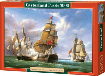 Puzzle Castorland Combat between the French Frigate 3000 dílků
