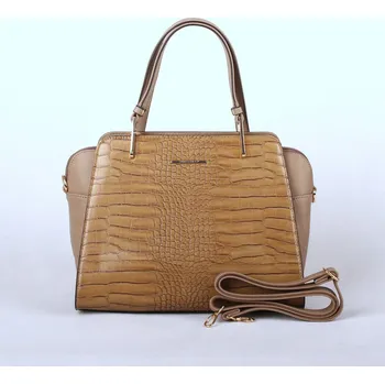 Hnědošedá (velbloudí) kabelka do ruky David Jones CM2716