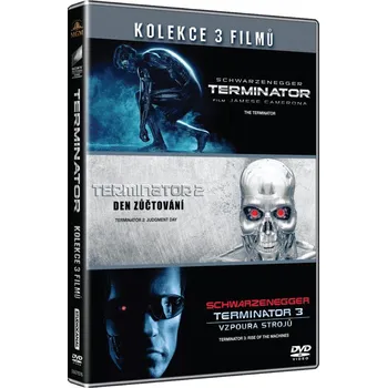 DVD Terminator: Kolekce 1-3 (2018) 3 disky DVD film DVD Terminator: Kolekce 1-3 (2018) 3 disky