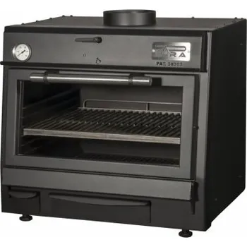 Krbová kamna Pec na dřevěné uhlí PIRA 70 LUX Černá Sleva 12000Kč