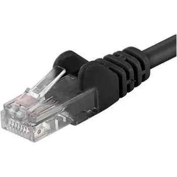 Počítačové příslušenství PremiumCord Patch kabel UTP RJ45-RJ45 level 5e 0.25m černá