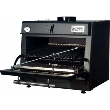 Pec na dřevěné uhlí PIRA 80 LUX Černá Sleva 17900Kč