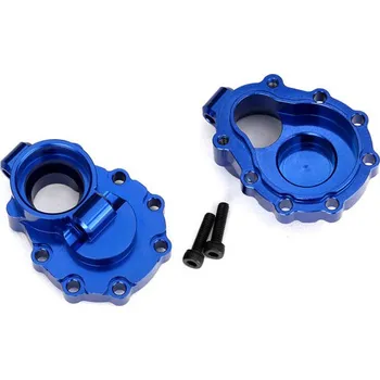 RC náhradní díl Traxxas TRX-4 vnitřní díl zadní nápravy hliníkový modrý 2 ks