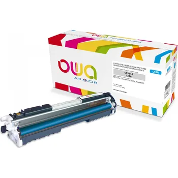 Tiskárna OWA Armor toner kompatibilní s HP CF351A, 1000st, modrá/cyan