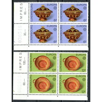 Poštovní známka (1976) MiNr. 928 - 929 ** - Lucembursko - 4-bl - Europa: Umění a řemesla