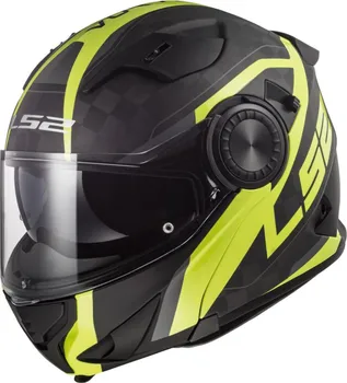 Helma na motorku LS2 FF313 Vortex Carbon Hi Vis Yellow