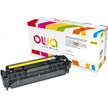 Tiskárna OWA Armor toner kompatibilní s HP CF382A, 2700st, žlutá/yellow