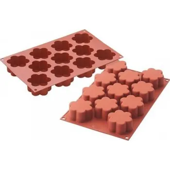 Forma na pečení Forma silikonová skup.11x Flower Sleva 60Kč
