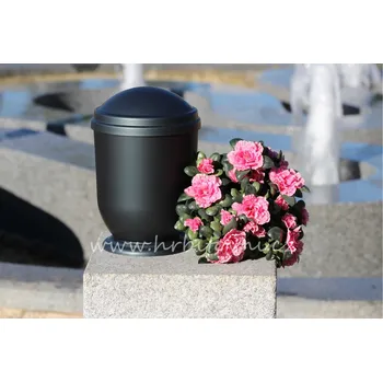 Smuteční dekorace Hřbitovní urna plastová indigová