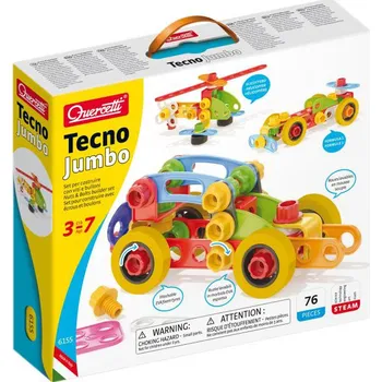 ostatní stavebnice Quercetti 6155 Tecno Jumbo 76 dílků