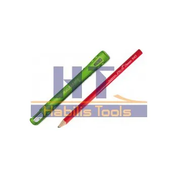 Grafitová tužka PICA Pocket SADA značící tesařská tužka s pouzdrem a ořezávátkem