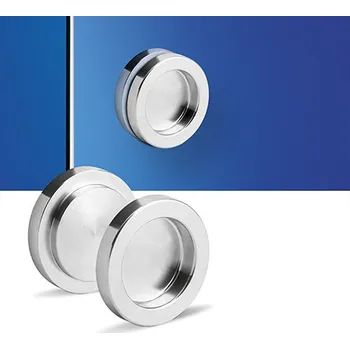 Nábytek Mušle 60 mm kulatá zápustná nerez (Mušle 60mm kulatá, zápustná, nerez)