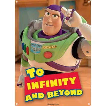 Plechová cedule Toy Story - To Infinity