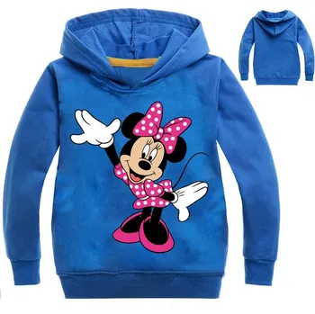 Chlapecký svetr Minnie Mouse Minnie mikina s kapucí Věk: 11T, Barva: modrá