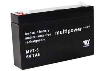 RC náhradní díl Multipower Pb akumulátor 6 V/7,0 Ah