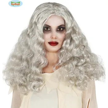 Paruka Guirca Fiestas Španělsko Dámská paruka SILVER BOB varianta: šedá