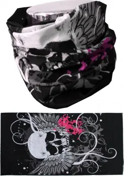 Nákrčník MTHDR Scarf Skull Pink