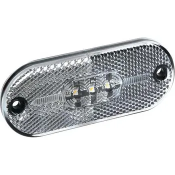 Přední světlomet Lampa Italy 98385 Světlo poziční boční 5 LED 24V bílé dvojitá polarita, vodotěsnost IP67