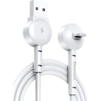 Datový kabel Baseus Maruko USB datový/dobíjecí kabel pro iPhone 5/6/7/8/X bílý 2,1A CALQX-02