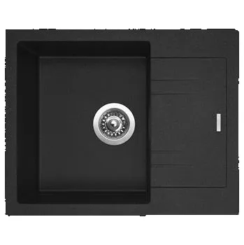Granitový dřez Sinks kuchyňský dřez Linea 600 N Granblack 30