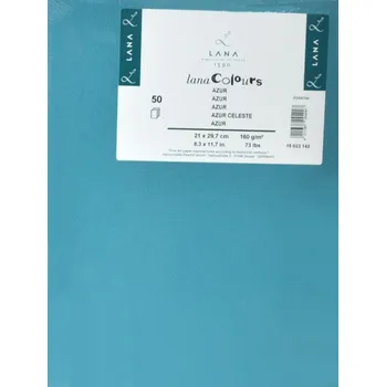 Kancelářský papír Papír Hahnemühle Lana Colours A4 - 160 g/m2 - azurový