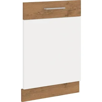 Kuchyňská skříňka Nábytek PEGAS s.r.o. Panel na myčku Vega ZM 713x596 dub lancelot/bílý lesk