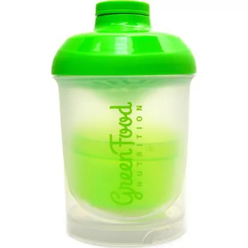 Green Food nutrition Shaker 300+150 ml Opal White Shaker Green Food nutrition Shaker 300+150 ml Opal White