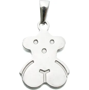 Přívěsek Přívěsek stříbrný medvídek z chirurgické oceli S749025