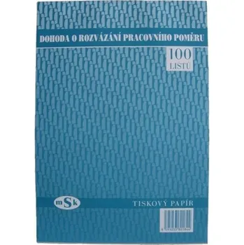 Tiskopis Dohoda o rozvázání pracovního poměru - mSk 184