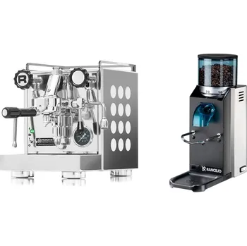 Set domácích spotřebičů Rocket Espresso Appartamento, white + Rancilio Rocky Doserless
