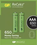GP Batteries ReCyko+ 650 AAA 2 ks