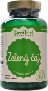 Přírodní produkt GreenFood-nutrition Zelený čaj 90 vegan cps.