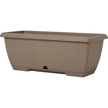 Truhlík Plastecnic Terrae Midi Beige Scuro 45 plastový truhlík