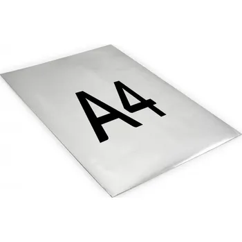 Zrcadlový samolepící arch s VOID vrstvou pro tisk na laserové tiskárně - stříbrný