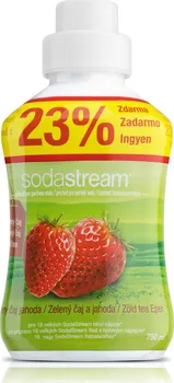 Sirup pro výrobník sody SodaStream Zelený čaj Jahoda 750 ml