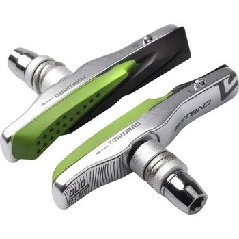 Brzda na kolo Extend DUOSTOP vyměnitelné 72mm stříbrné (Brzdové špalky Extend DUOSTOP, vyměnitelné 72 mm - stříbrné)