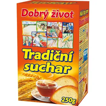 Bonavita Tradiční suchar 250 g Trvanlivě pečivo Bonavita Tradiční suchar 250 g