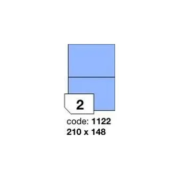 Kancelářské potřeby Modré samolepicí etikety Rayfilm R0123.1122F, 210x148,5 mm, 1.000 listů A4, 2000 etiket