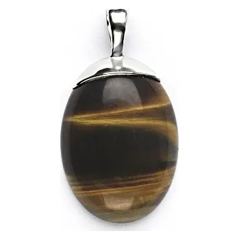 Přívěsek Stříbrný přívěsek, přírodní tygří oko, 9,22 g