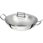 ZWILLING Plus nerezová pánev wok 32 cm se skleněnou poklicí