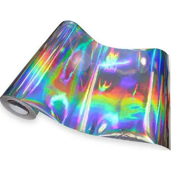 Zrcadlo Univerzální hologramová samolepící fólie na metry - motiv zrcadlo stříbrné