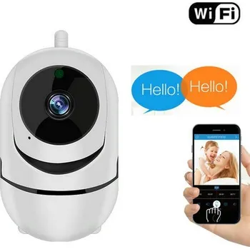 Zabezpečení domácnosti WIFI otočná kamera s SD rekordérem