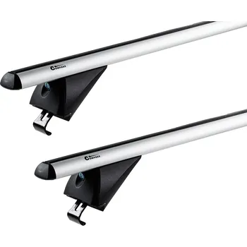 Střešní nosiče Fiat Panda III 2012- (na integrované podélníky) • ALU • Compass