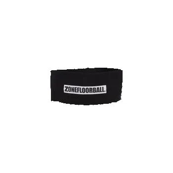 Florbal Zone floorball Headband LOGO Wide black čelenka černá