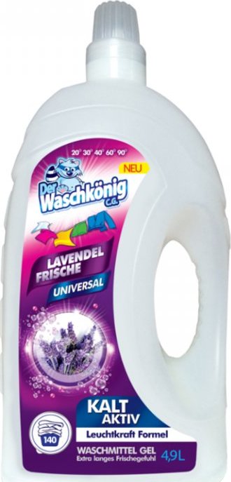 Waschkönig Gel na praní Waschkonig Levandule 5 L
