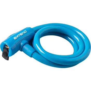 Zámek na kolo Extend COMPANION 1200mm modrý (Zámek na jízdní kolo Extend COMPANION 12*1200 mm, sky blue)