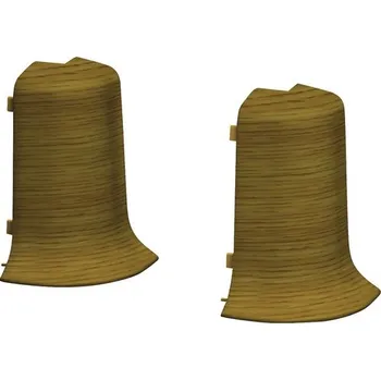 soklová lišta Vnější rohy ke kanálkové liště, KSL50, dub Montana, 50 mm, 2ks