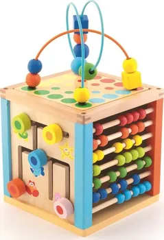 dřevěná hračka Trefl Wooden Toys Kostka edukační dřevěná